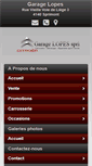 Mobile Screenshot of garagelopes.be
